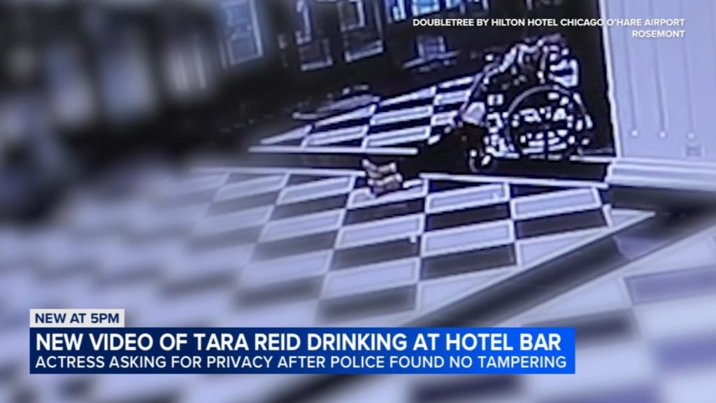New video shows actress Tara Reid at suburban hotel after claim she was drugged