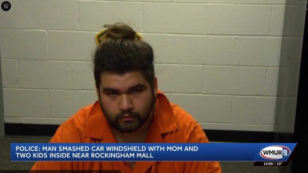 Salem police say man used baseball bat to smash windshield of car with mother, two children inside