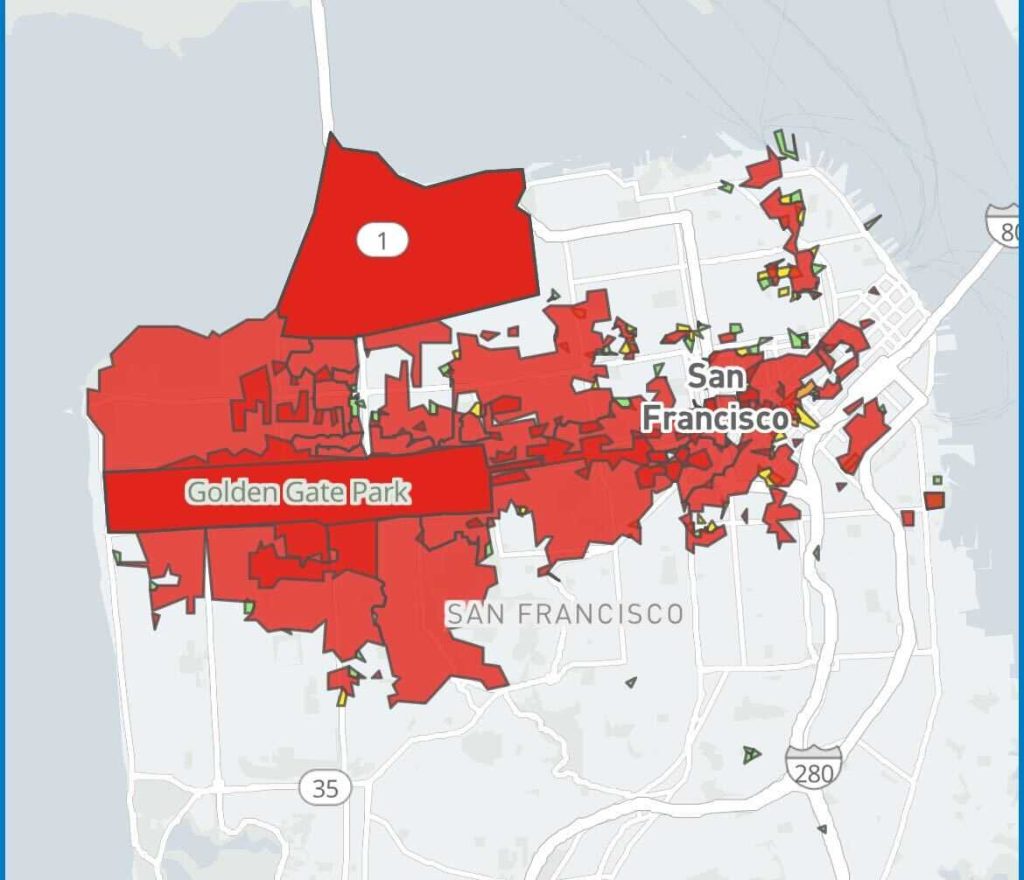About 130,000 PG&E customers in San Francisco impacted by outage