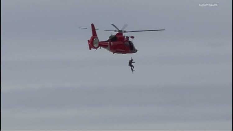 Coast Guard rescue helicopter returns to Newport, but lawsuit over its removal by federal government continues