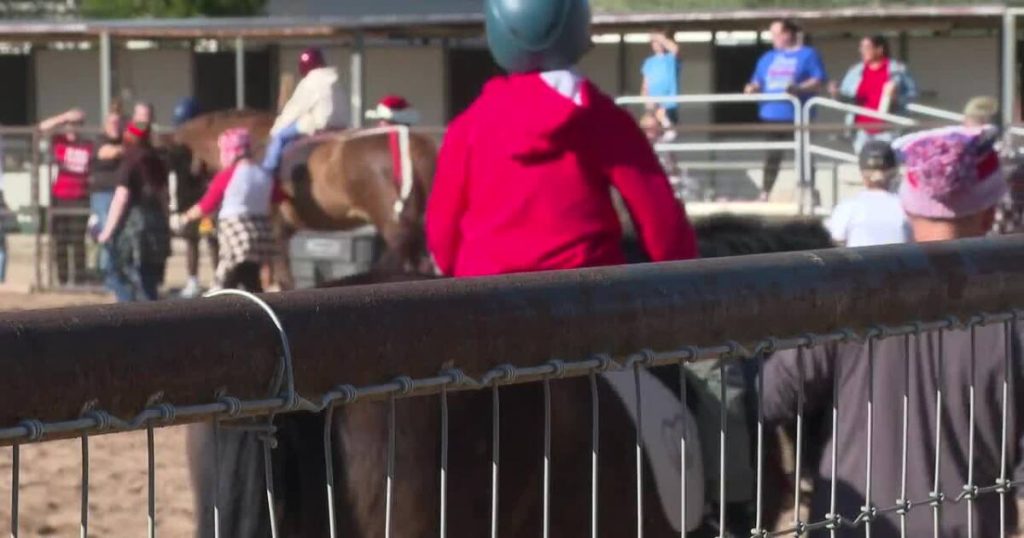 WATCH: Scottsdale horse therapy farm brings Christmas joy to vulnerable kids