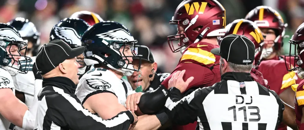 Six Fines Handed Out After Late-Game Brawl Breaks Out During Eagles-Commanders