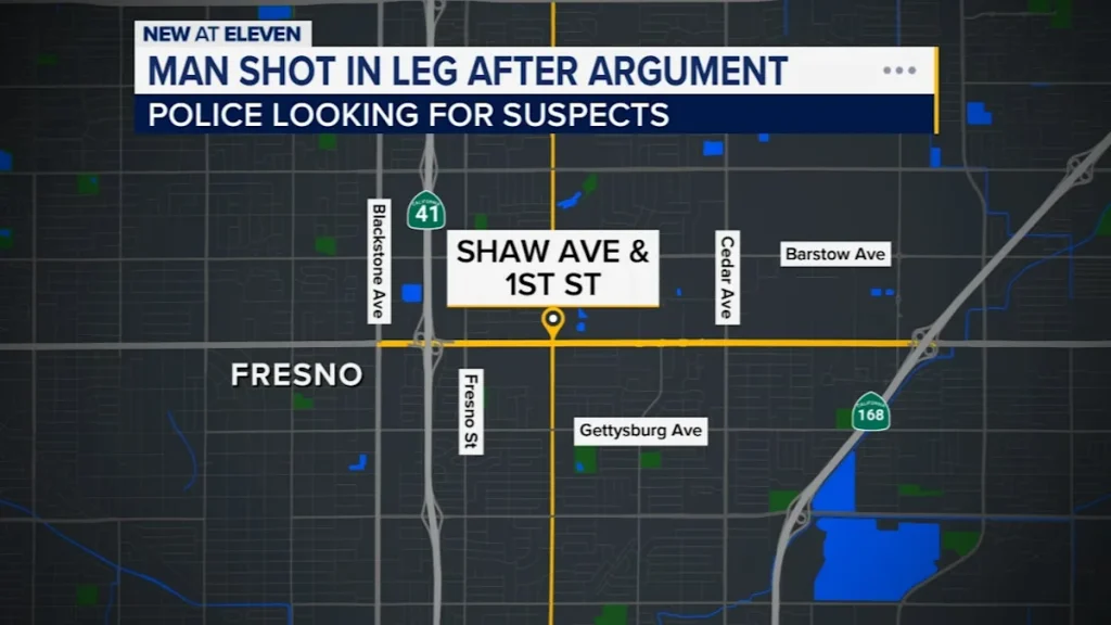 Man shot in leg after argument in northeast Fresno, police say