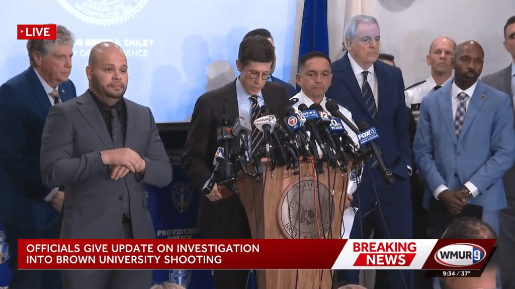 Raw video: Officials announce death of Brown University shooting suspect Claudio Neves Valente