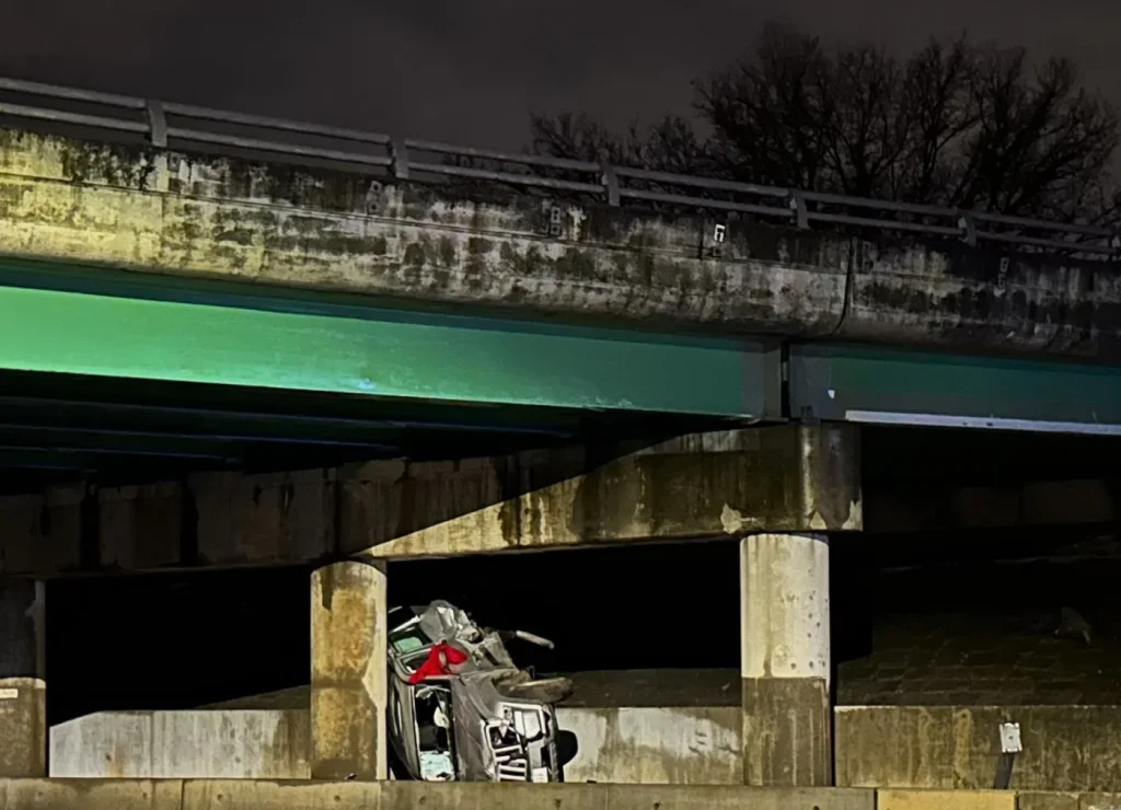 One dead after rollover crash under Tewksbury overpass