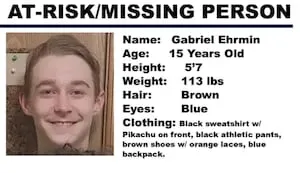 Have you seen him? 15-year-old missing for days in Mukilteo