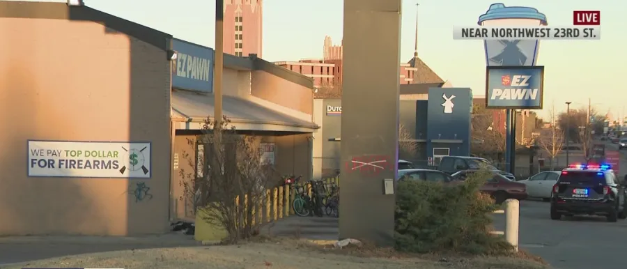 Pawn shop robbed using a sledgehammer in Northwest Oklahoma City