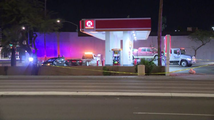 Man accused of ramming into cars, chasing people with crowbar at Mesa gas station