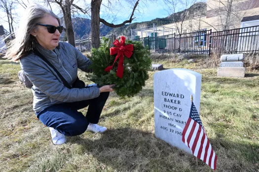 Boulder County residents lay wreaths to thank veterans for their service