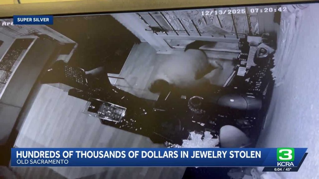 Holiday cheer cut short at Old Sacramento jewelry store by power saw perpetrator
