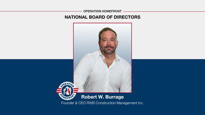 Robert W. Burrage Joins Operation Homefront’s National Board of Directors