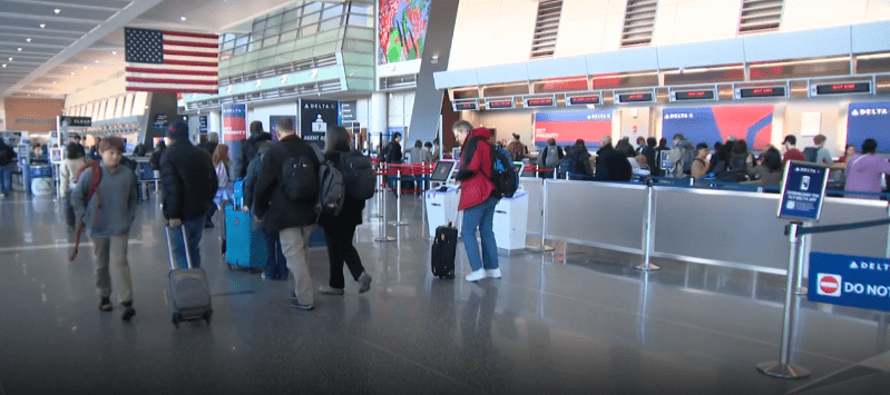 Holiday travel underway at Logan Airport