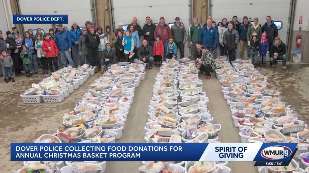 Dover Police Department collecting food donations for annual Christmas Basket Program