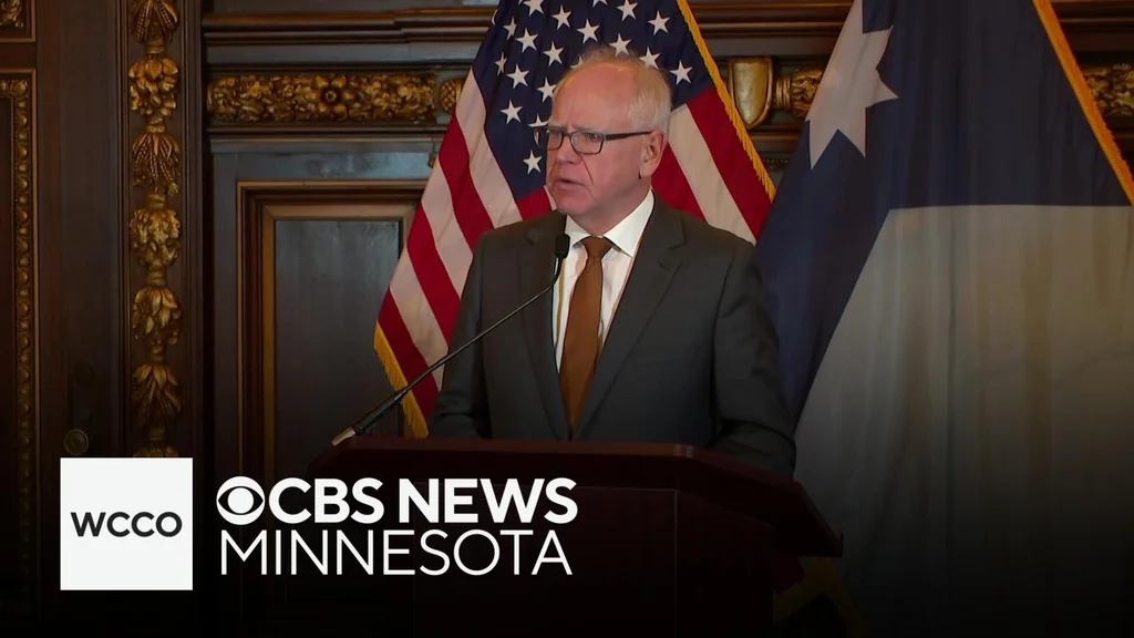 Walz responds to federal claim about fraud in Minnesota