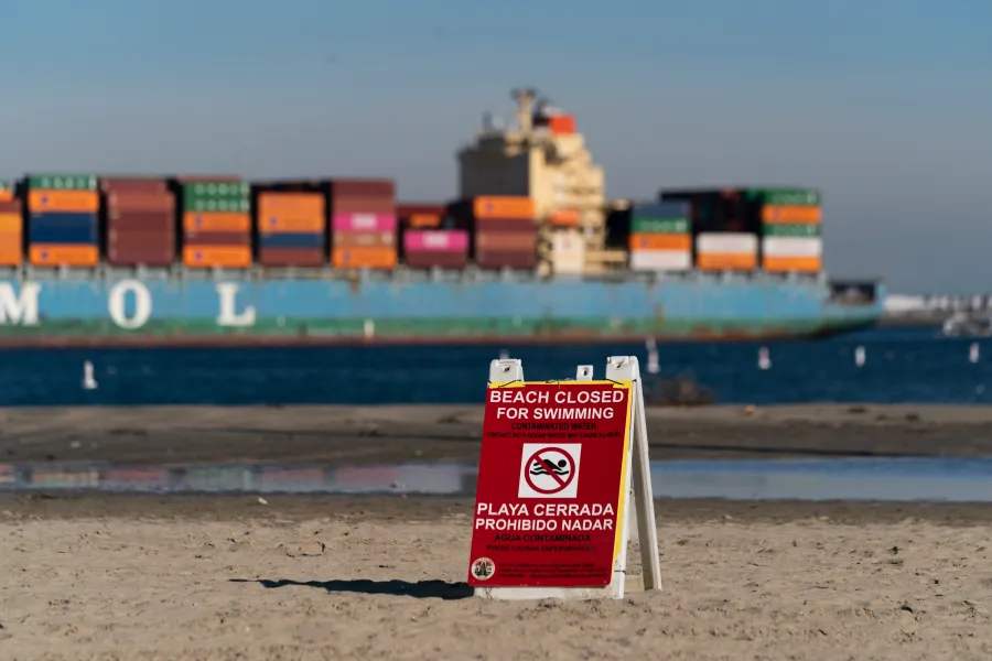 Los Angeles County beach closed due to large sewage spill