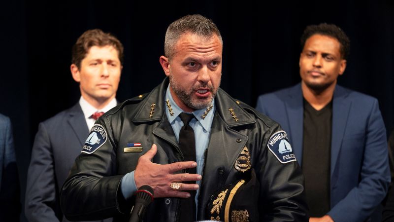 Minneapolis police chief criticizes ICE tactics after clash with protesters | CNN