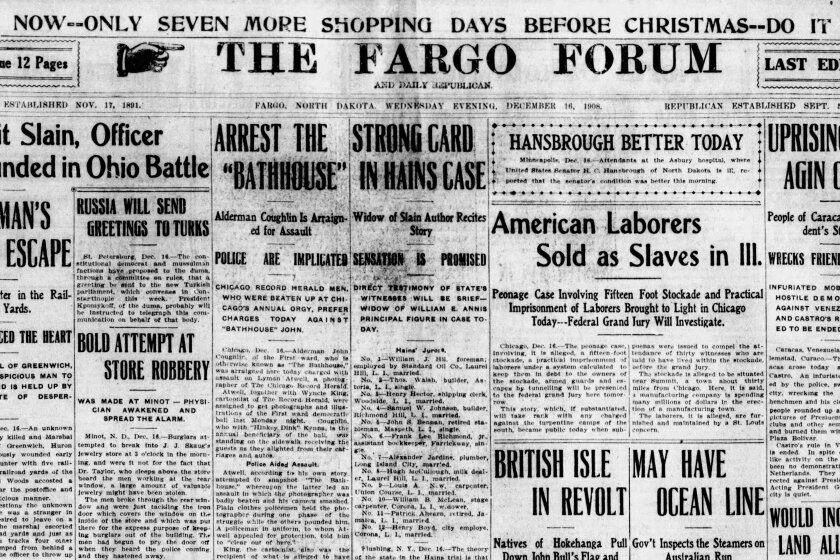Today in History, 1908: Train robber testifies to getting ‘tanked up’ and plotting railroad theft