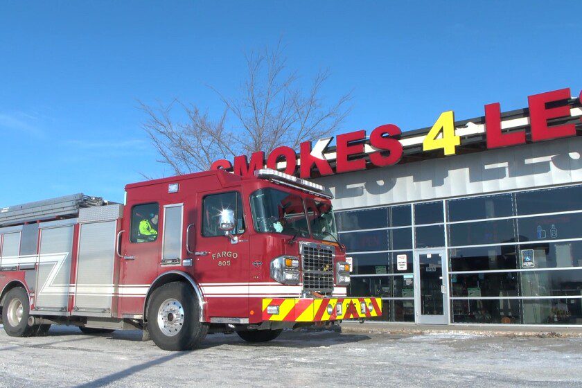 Police investigating $50,000 damage at Fargo smoke shop