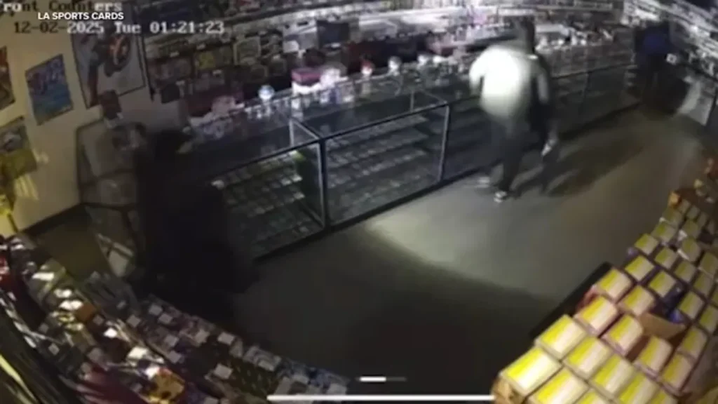Thieves steal more than $100,000 in merchandise from Burbank trading cards store