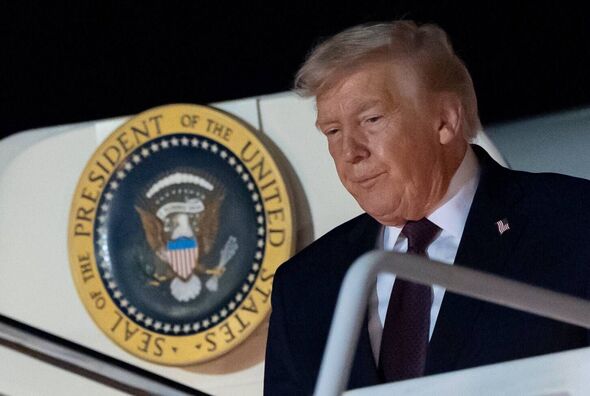 Donald Trump’s Air Force One ‘ritual’ shows he is ‘losing it’, says expert