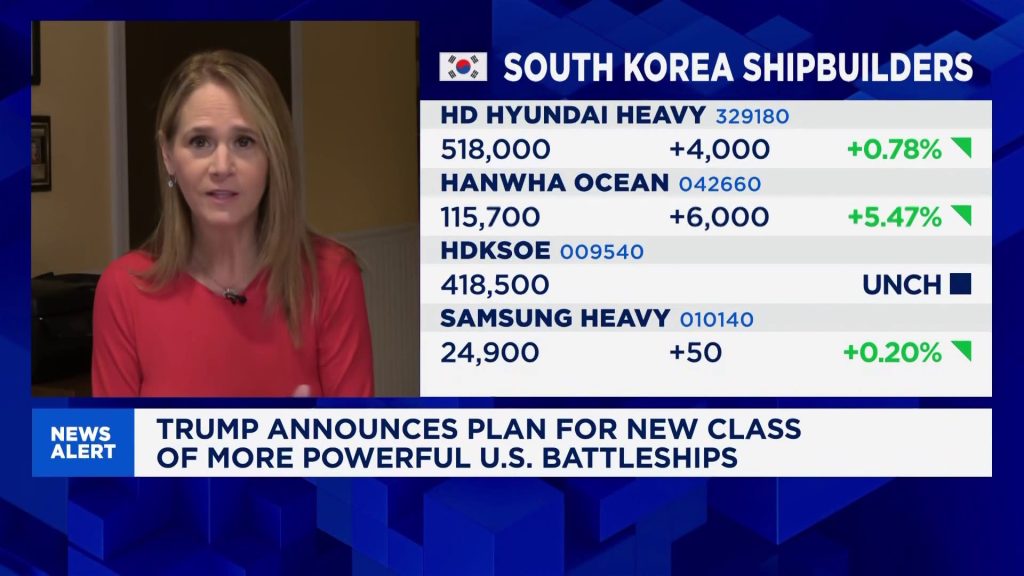 Trump says South Korea’s Hanwha Ocean part of frigate building program for US Navy