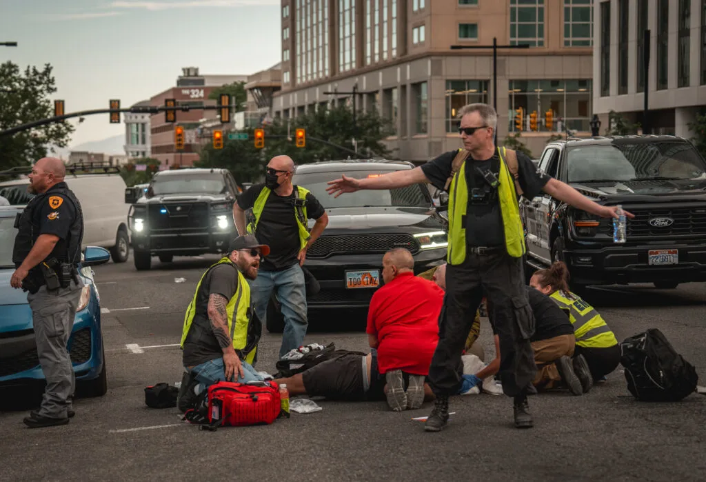 Prosecutors charge armed volunteer with killing bystander at Utah No Kings protest