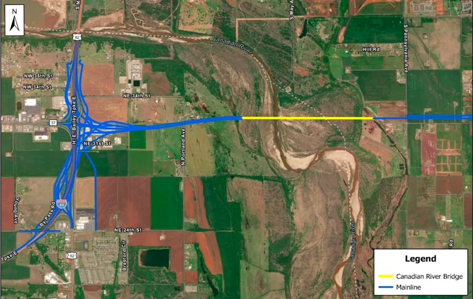 Oklahoma Turnpike Authority awards $97M for what will be state’s longest bridge