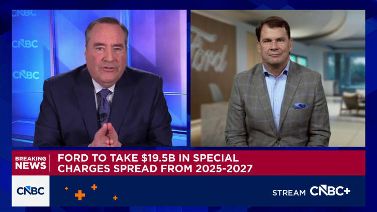Ford to record $19.5 billion in special charges related to EV pullback