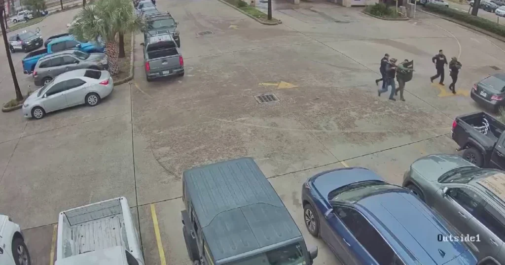 Houston police release video of dangerous chase, shootout
