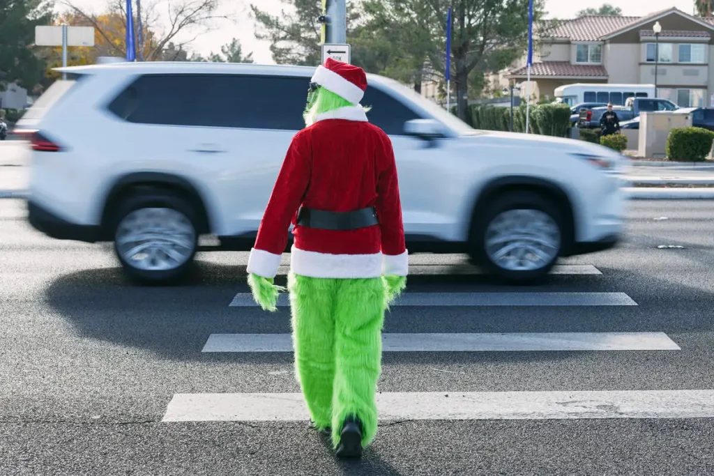 ‘Hopefully it slows people down’: Las Vegas police stress crosswalk safety after pedestrian killed in hit-and-run