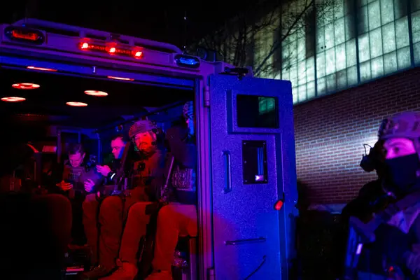 Gunshots, Sirens and a Manhunt Transform Brown’s Campus