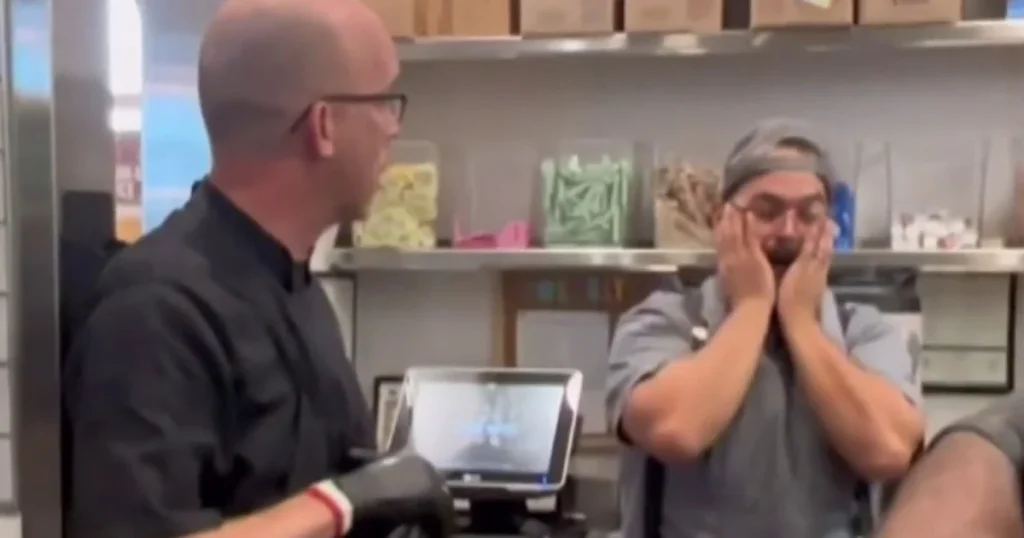 Restaurant staff donates money allotted for Christmas party to soon-to-be father