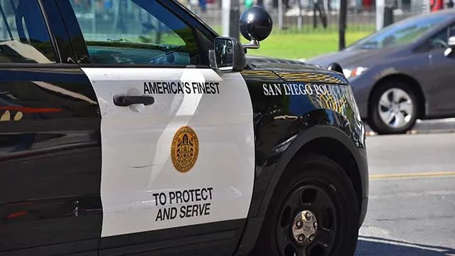 Woman hit by Mercedes-Benz breaks hip