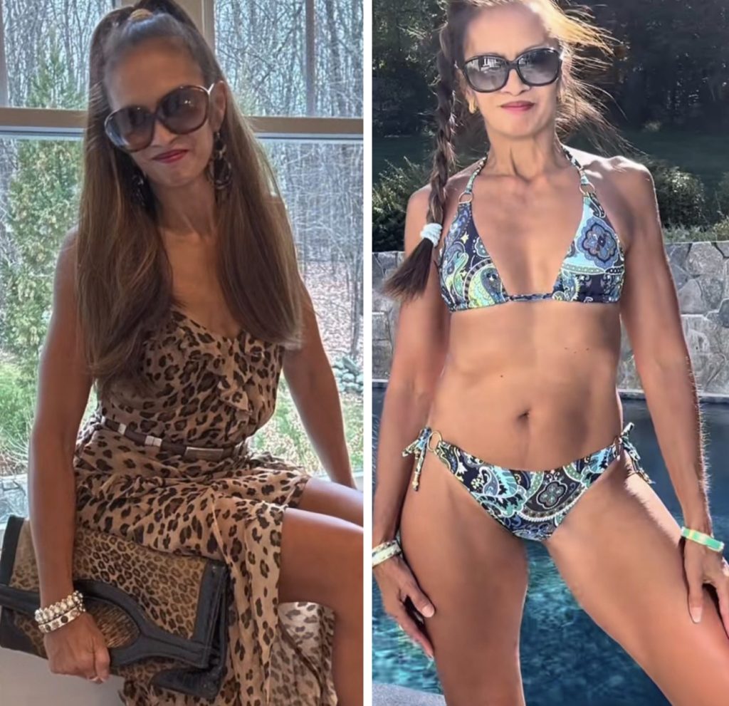 I’m trolled for wearing bikinis & having long hair at 68 years old but I’m cellulite free & proud