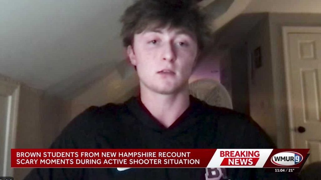 Two Brown University students from NH recount scary moments during campus shooting