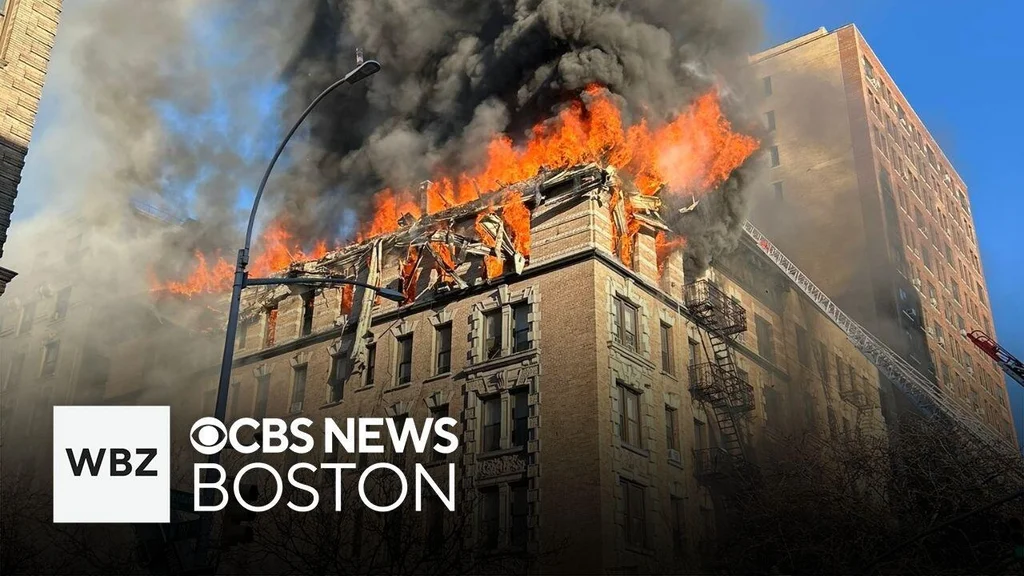 Huge fire damages Upper West Side apartment building in New York City