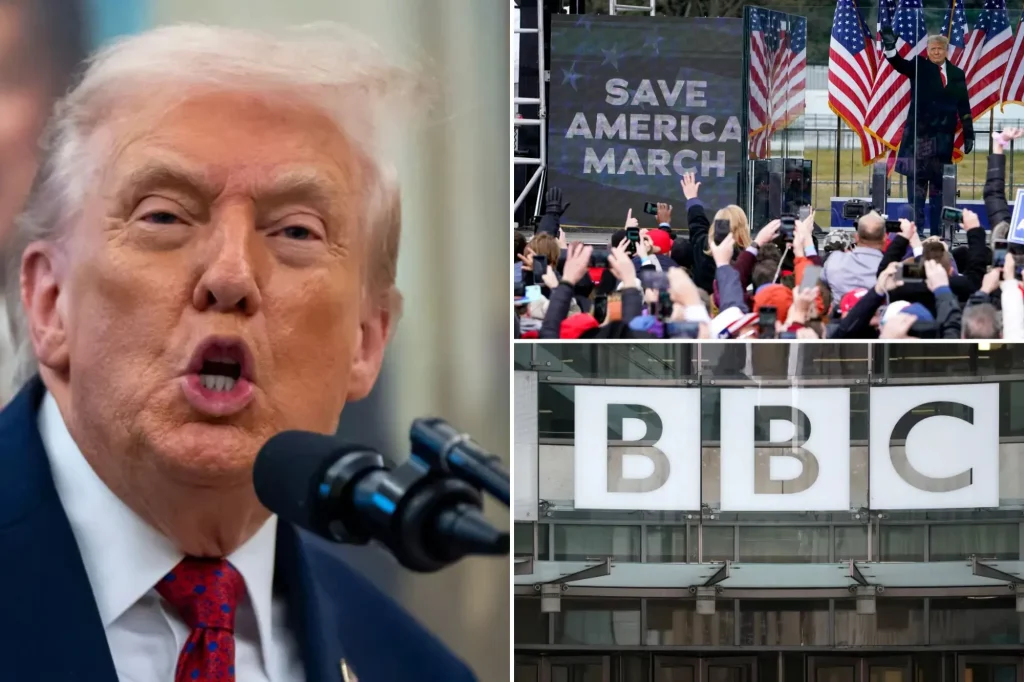 Trump slaps BBC with eye-watering $10B suit for alleged defamatory editing of Jan. 6 speech