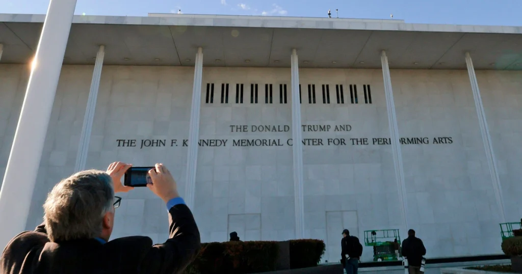 House Democrat sues the Trump administration over move to rename the Kennedy Center