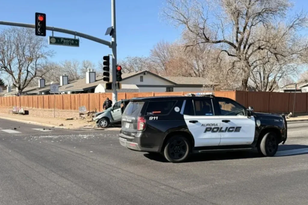 Two Dead in Aurora After High-Speed Chase Ends in Crash of Stolen Car