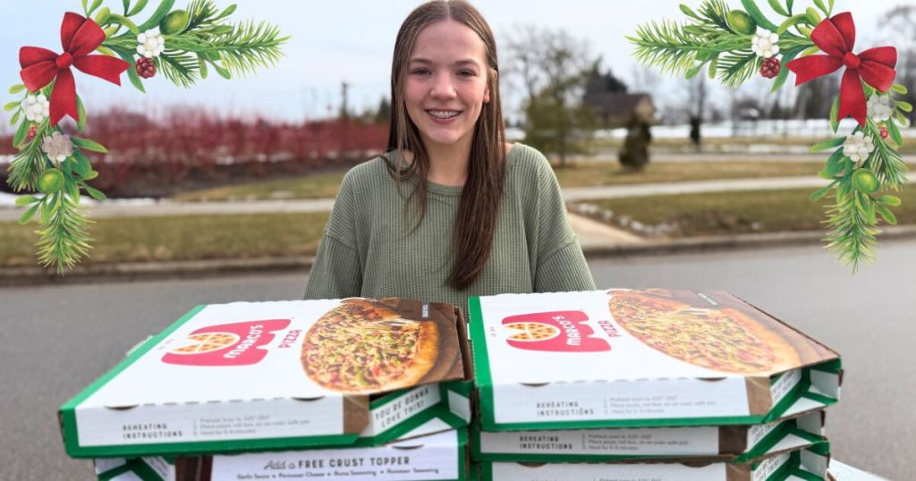 Sheboygan high school senior honors late uncle by delivering pizzas to healthcare workers each holiday season