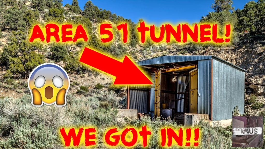 AREA 51 MASSIVE CREEPY TUNNEL!!