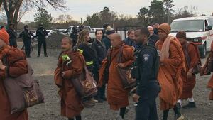 Monks Walking for Peace Continue Trek Amidst Challenges