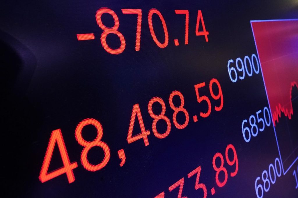 Wall Street's worst day since October: Dow drops over 870 points