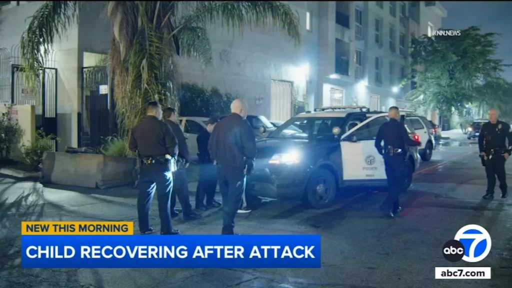 Suspect bit by dog after attacking 9-year-old girl in Van Nuys, police say