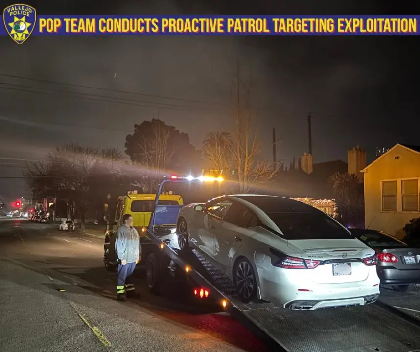 Man arrested for soliciting prostitute in Vallejo: PD