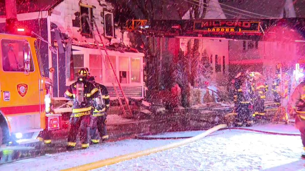 Worcester County home badly damaged in overnight blaze
