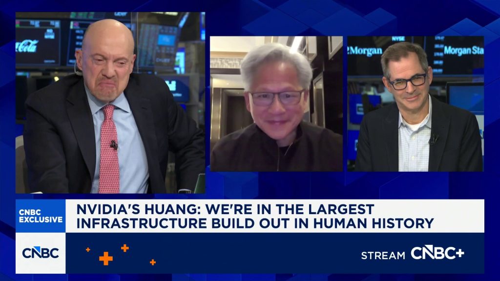 Watch CNBC’s full interview with Nvidia CEO Jensen Huang and CoreWeave CEO Mike Intrator