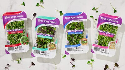 80 Acres Farms Expands Microgreens Nationwide
