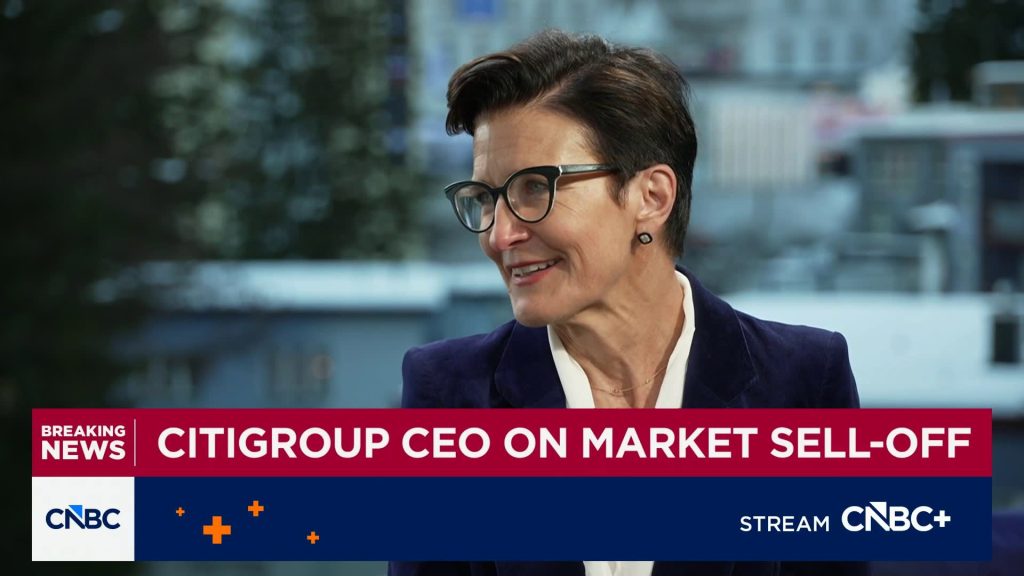 Exclusive: Citigroup CEO Jane Fraser on Market Sell-Off & World Economic Forum