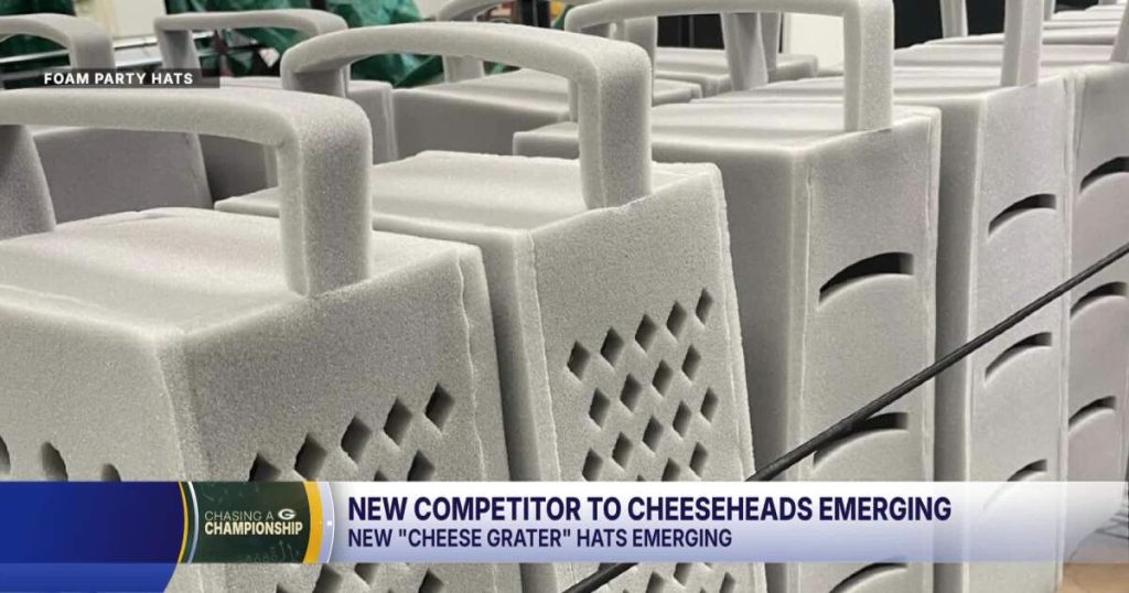 Cheese grater foam hats challenge Packers’ iconic cheesehead tradition